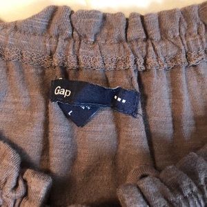 Gap large knit brown peasant top